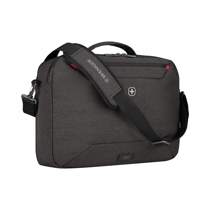 Bolsa para laptop Wenger MX com suporte de 16 polegadas cinza