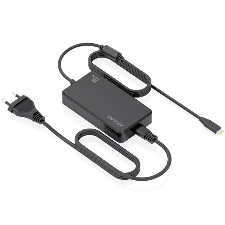 Chargeur de bureau Aisens GaN ASCH-1PD100D070-BK/ 1xUSB Type-C/ 100 W