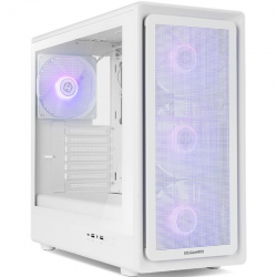 Nox Hummer AERO Mid-Tower Gaming Case/ White