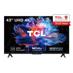 TCL V6C 43V6C Televisor 109,2 cm (43") 4K Ultra HD Smart TV Wifi Metálico 260 cd / m²