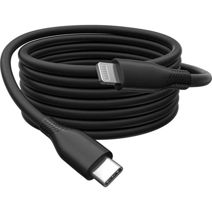 DIGITUS USB 2.0 Cable Typ C-Lightning Silikon 2m MFI schwarz