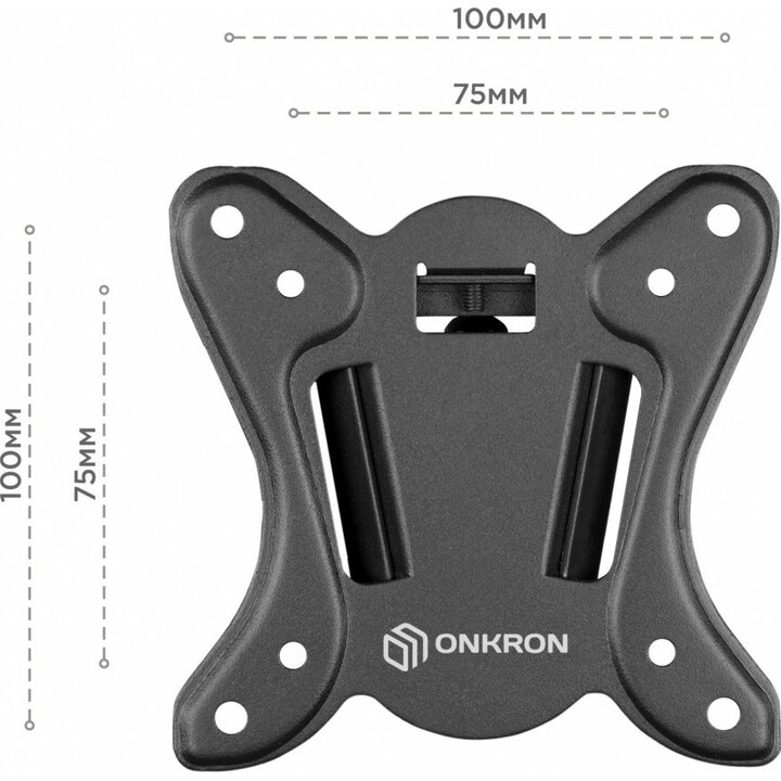 Accessorio per supporto da parete per TV /10-35"/Nero R4-B Onkron