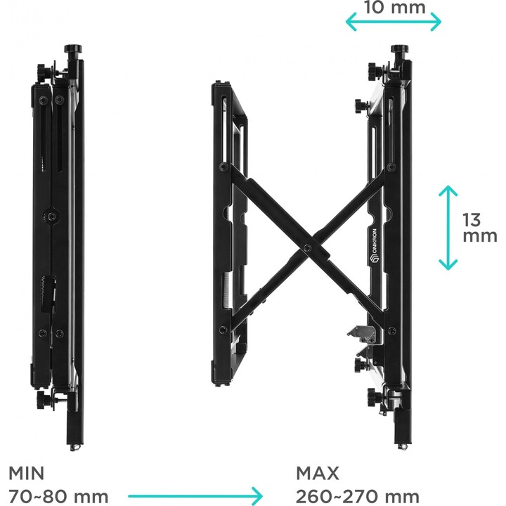 Soporte de pared para TV/Video/Pro7M-B de Onkron