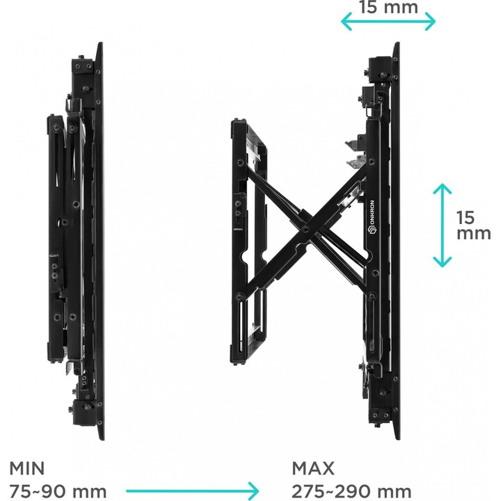 Onkron TV/Video/Pro7G-B Wall Mount