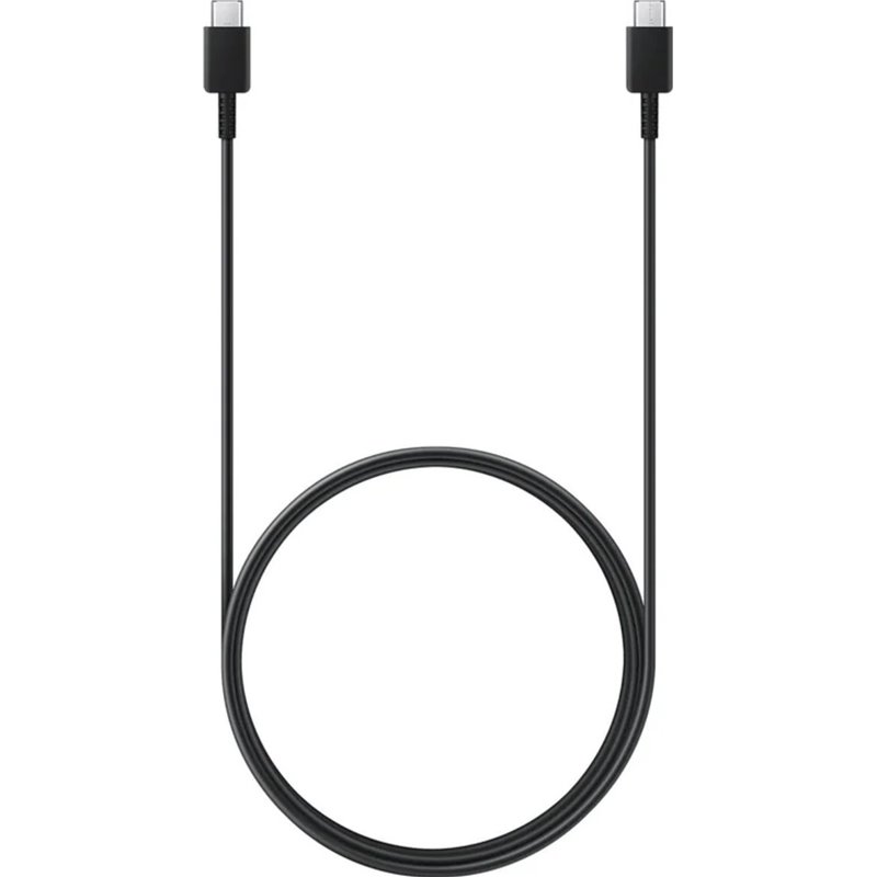 Cable 1.8m 3a black usb-c-usb-c