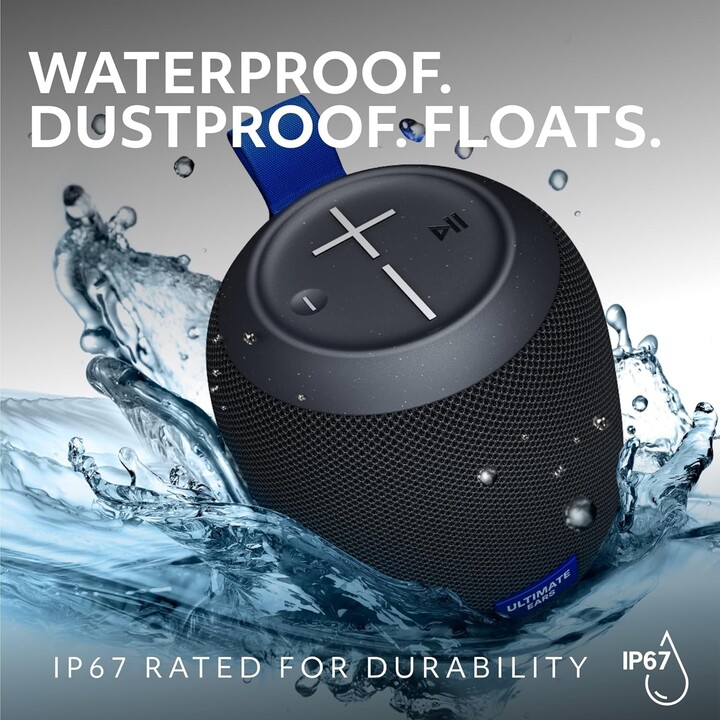 Ultimate Ears WONDERBOOM PLAY Alto-falante Bluetooth portátil à prova d'água, Alto-falante flutuante à prova de poeira com 40m,