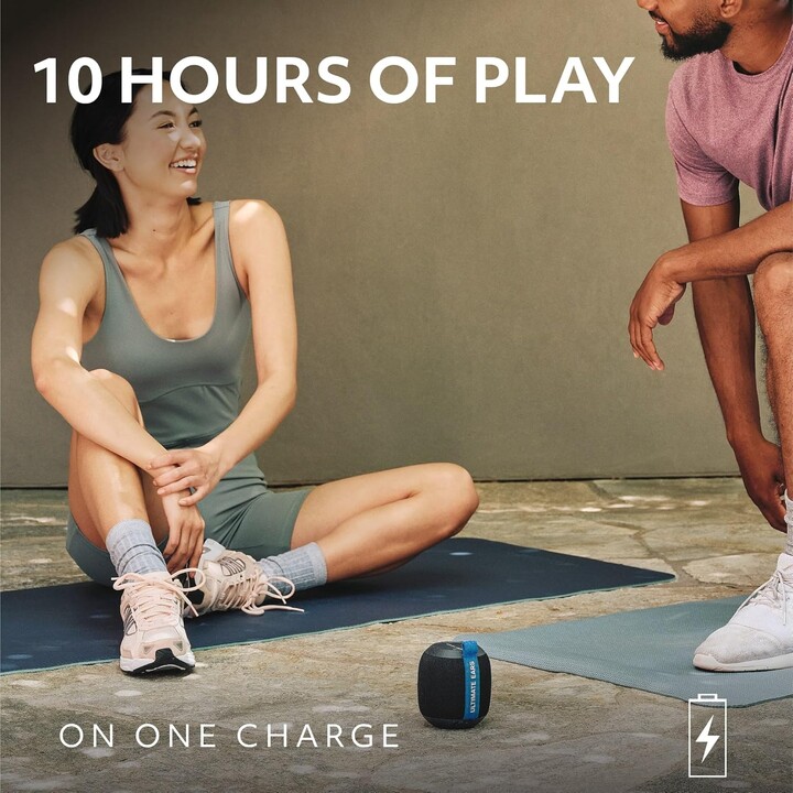 Ultimate Ears WONDERBOOM PLAY Alto-falante Bluetooth portátil à prova d'água, Alto-falante flutuante à prova de poeira com 40m,