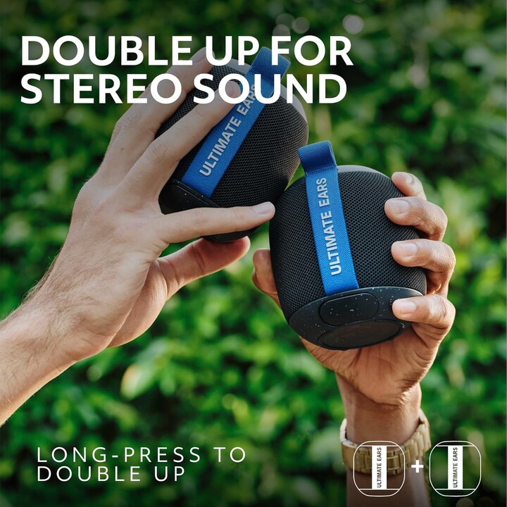 Ultimate Ears WONDERBOOM PLAY Tragbarer wasserdichter Bluetooth-Lautsprecher, Staubdichter schwimmender Lautsprecher mit 40 m, S