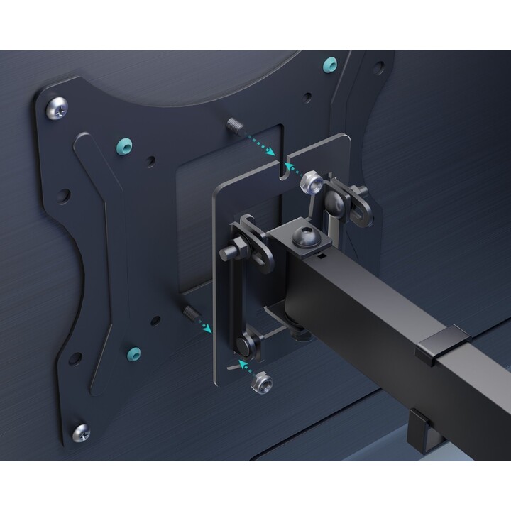 Accessorio per montaggio a parete per TV Onkron NP24-B /17-43"/Nero