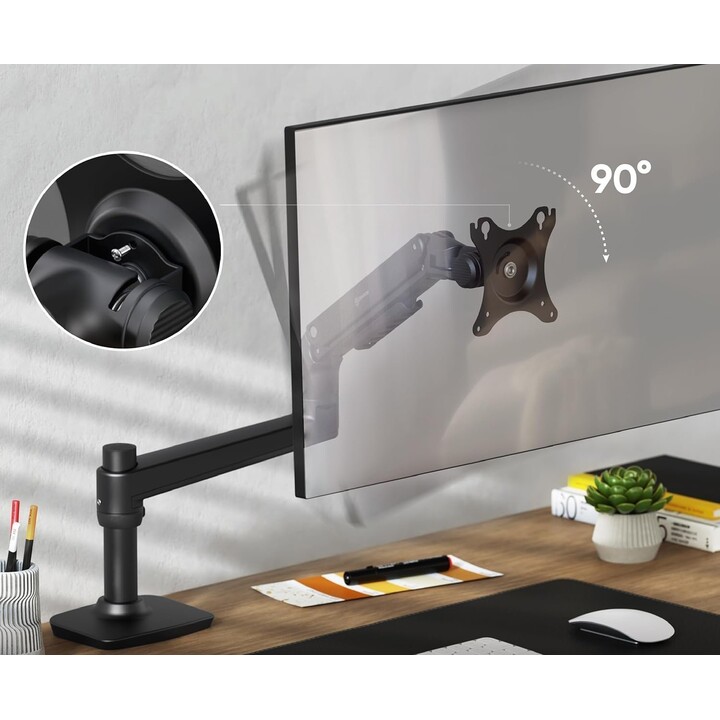Monitor-Wandhalterung/17-38" Schwarz MS75-B Onkron