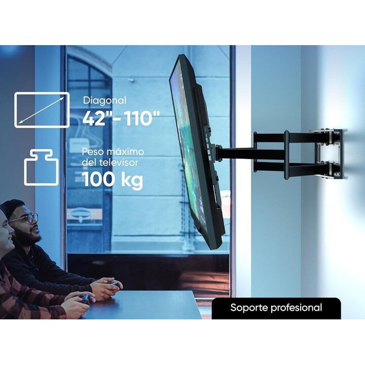 Suporte de parede para TV/42-110"/preto M8L-B ONKRON