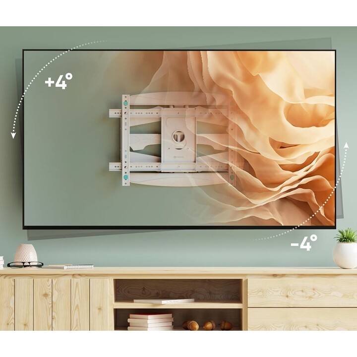 Accesorio de montaje en pared para TV Onkron M6L-W/40-75"/Blanco