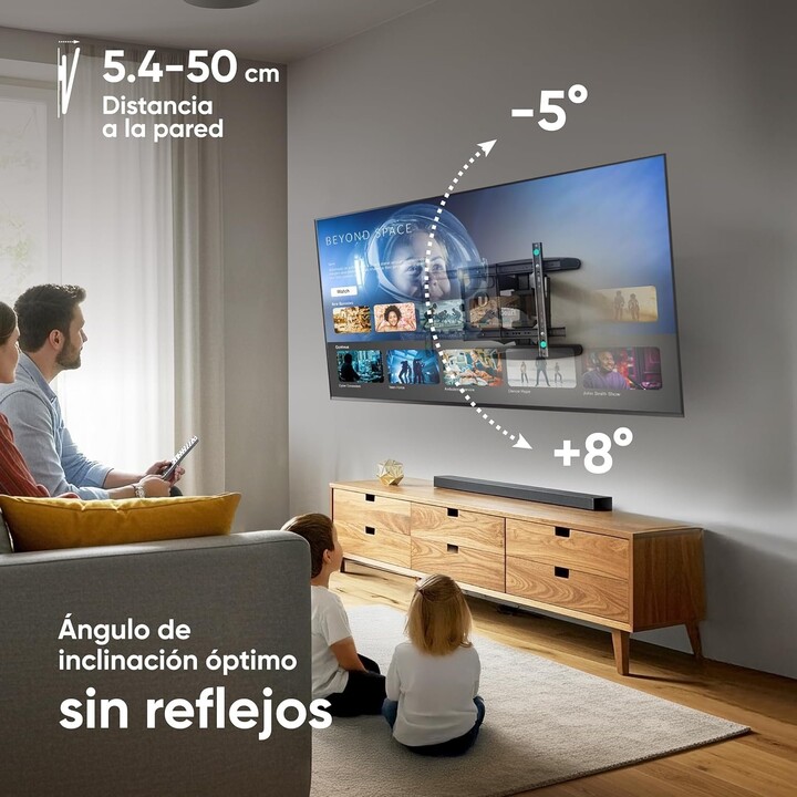 Supporto da parete per TV Onkron M6L-B/40-75"/Nero