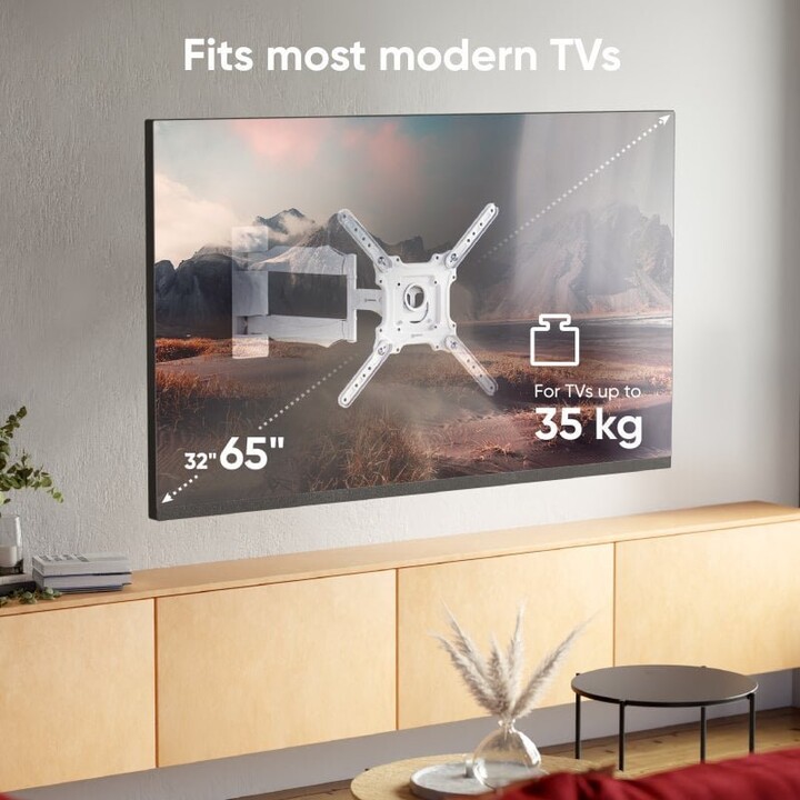 Accessorio per supporto da parete per TV Onkron M4-W /32-65"/Bianco