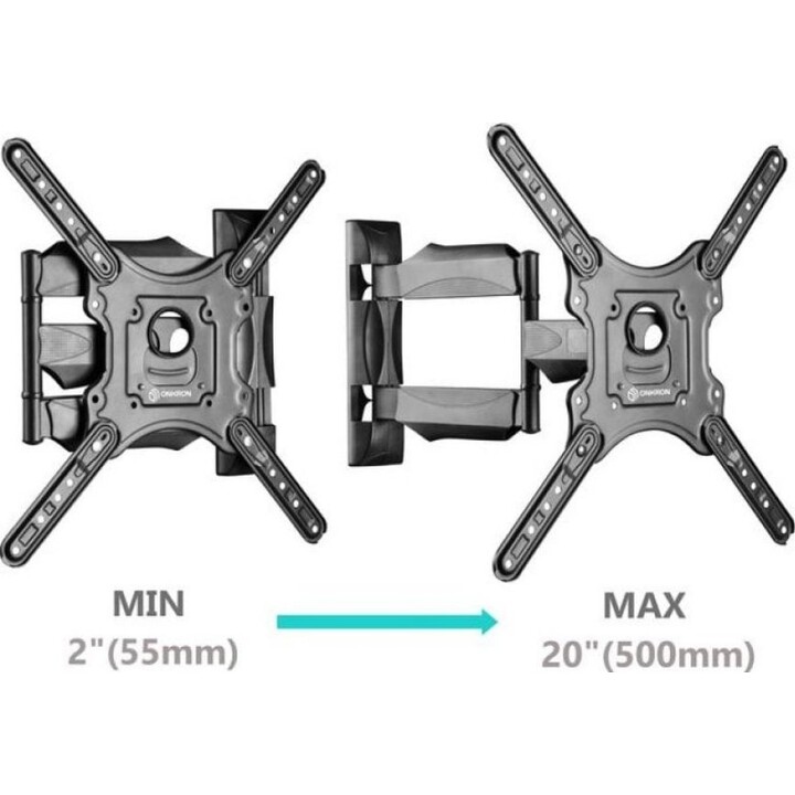 Accesorio de montaje en pared para TV /32-65"/Negro M4-B Onkron