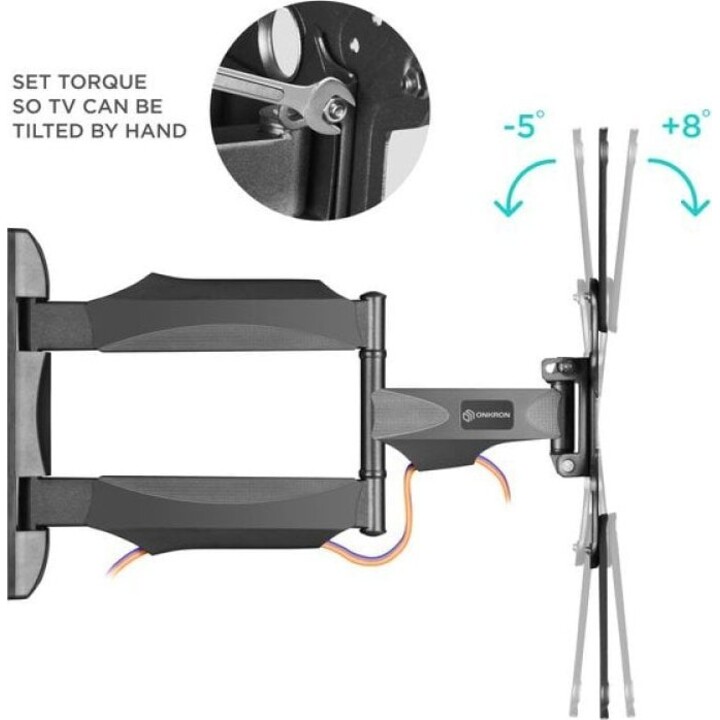 Accessorio per supporto da parete per TV /32-65"/Nero M4-B Onkron