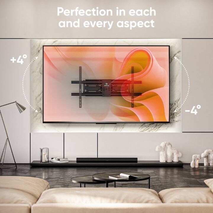 Supporto da parete per TV Onkron M10-B/42-120"/Nero