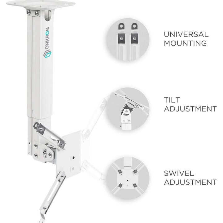 Onkron Suporte para Projetor K5A-W/Branco