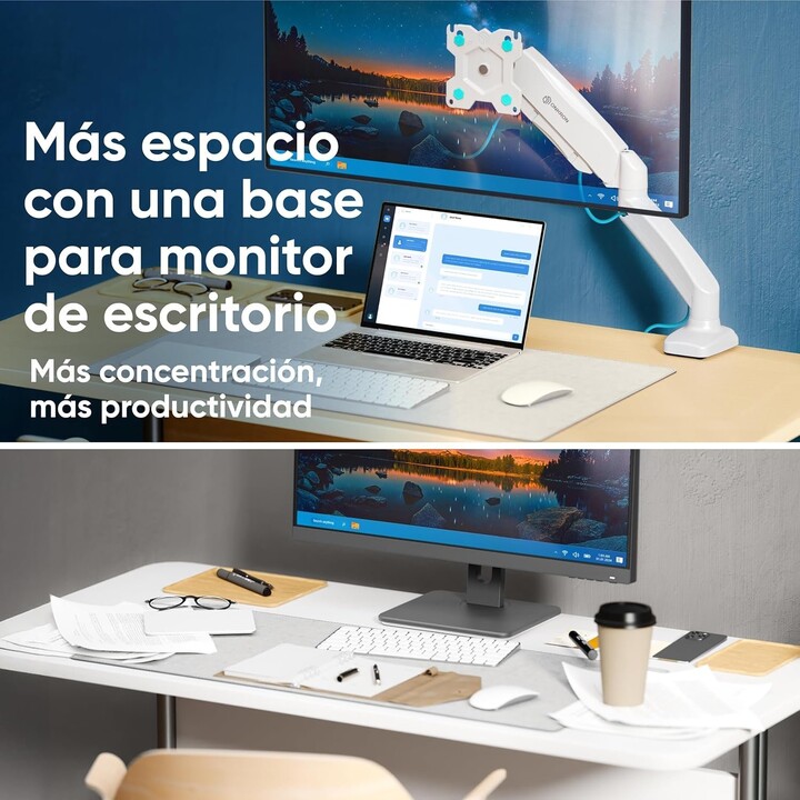 Monitor-Zubehör-Wandhalterung/13-32" Weiß G80-W Onkron