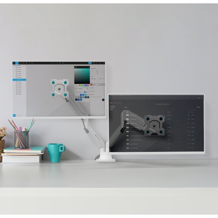 Monitor-Zubehör-Wandhalterung/13-32" Weiß G200-W Onkron