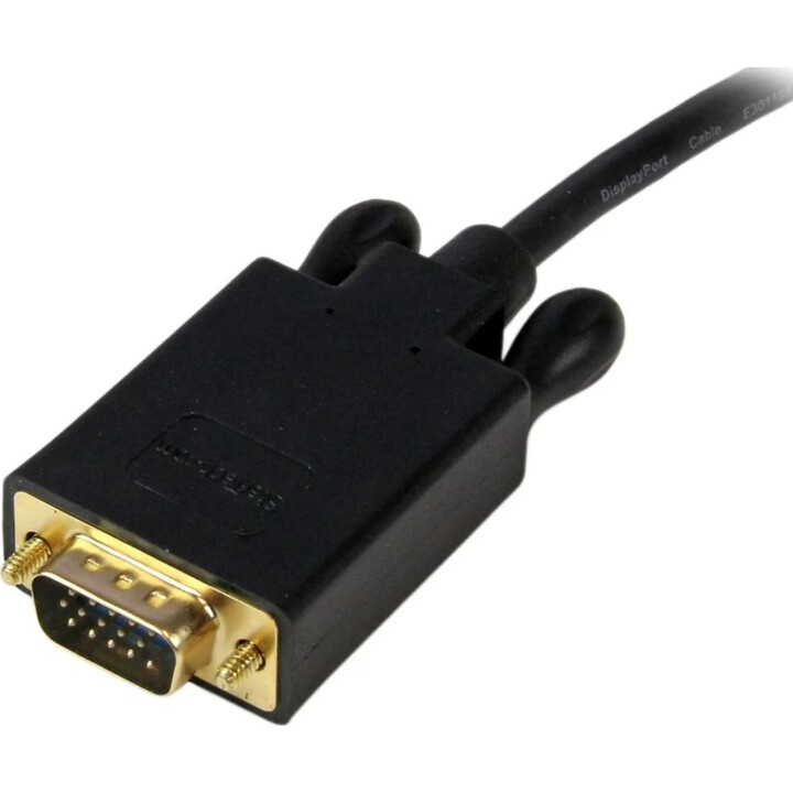 Startech Cable Displayport A Vga 1.80m Convertidor Activo 1080p Negro