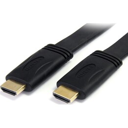 StarTech.com Cavo HDMI ad alta velocità da 5 m - Cavo piatto Ultra HD 4k x 2k con Ethernet - HDMI - M/M