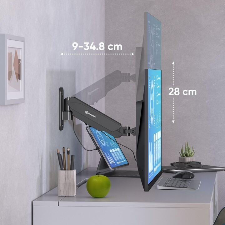 Onkron G120-B TV Wall Mount Accessory /13-34"/Black