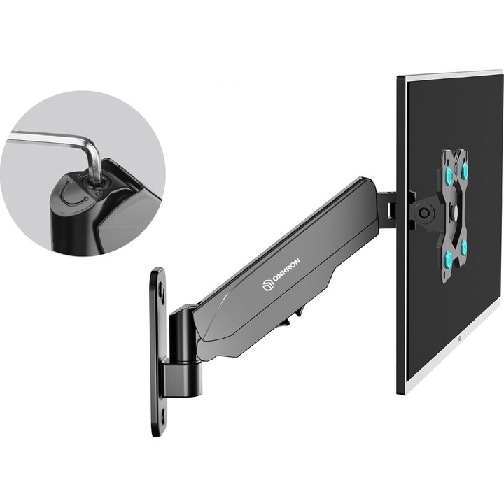 Support mural pour téléviseur Onkron G120-B (13-34 pouces) noir