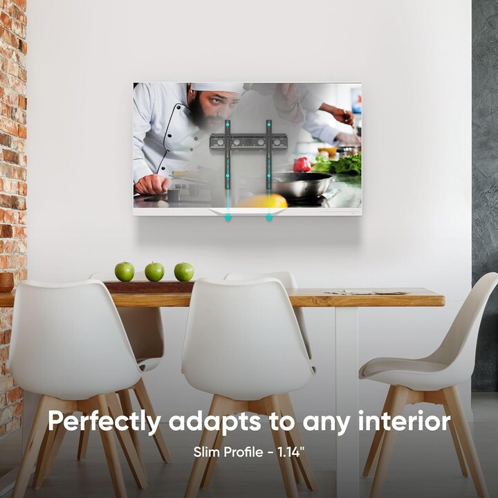 Accessorio per montaggio a parete per TV Onkron FM5-B /35-65"/Nero