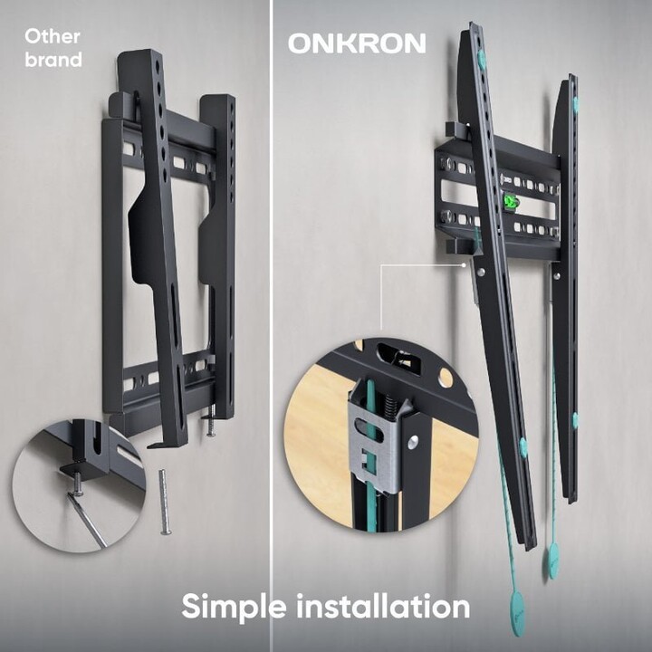 Onkron Suporte de Parede para TV FM2-B /32-65"/Preto