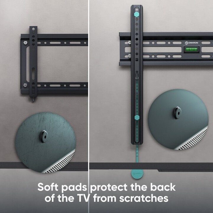 Accesorio de montaje en pared para TV Onkron FM2-B (32-65"), negro