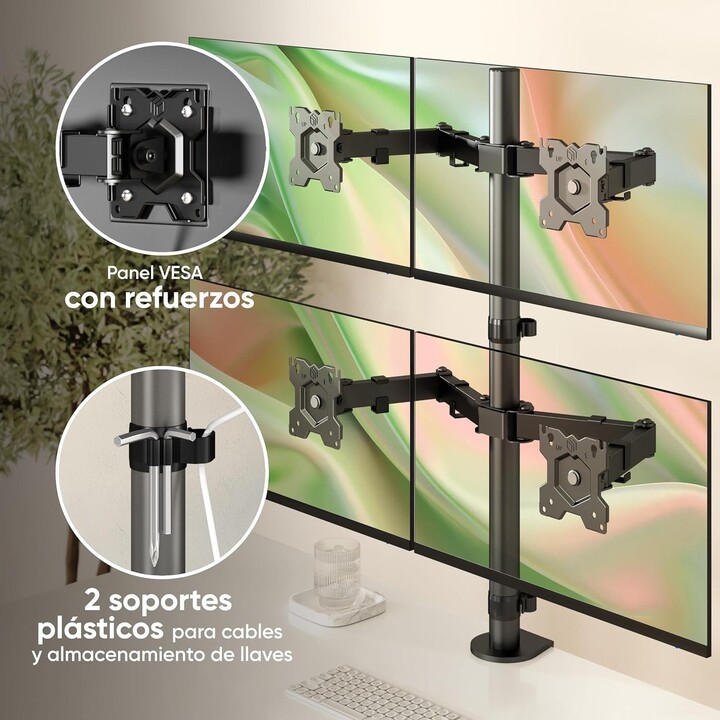 Suporte de Parede para Monitor D421E-B/13-32" Preto Onkron