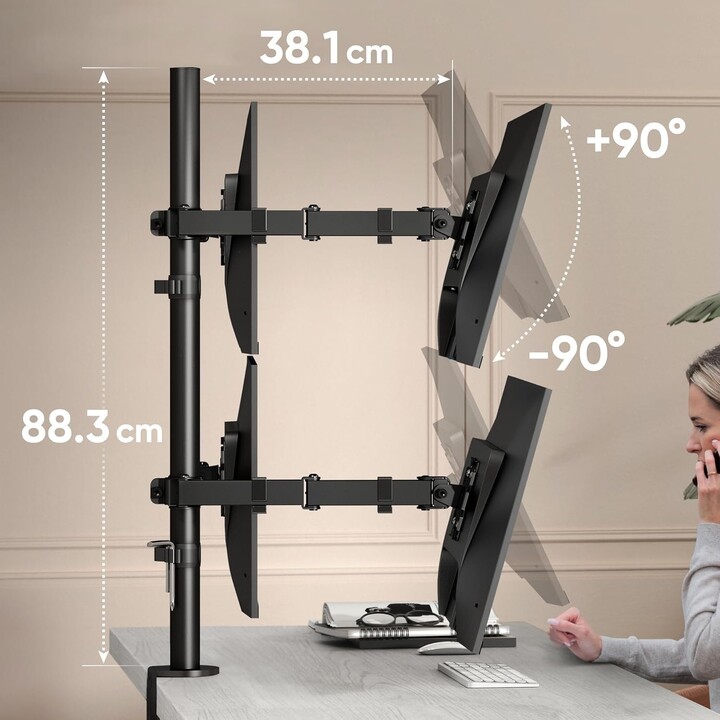 Suporte de Parede para Monitor D421E-B/13-32" Preto Onkron