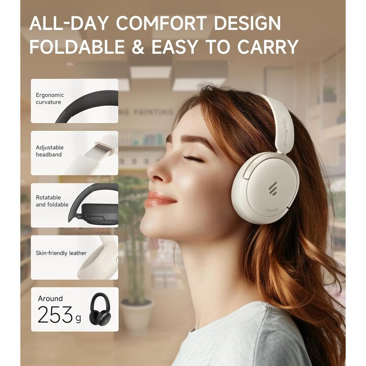 Edifier Atom Max ANC Ivory Headphones
