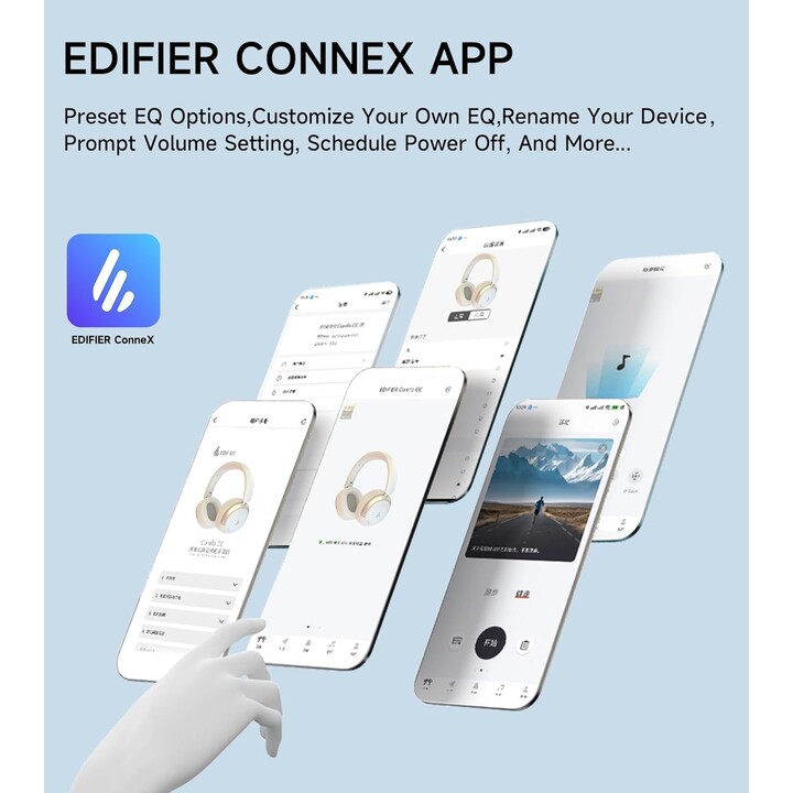 Edifier Atom Max ANC Ivory Headphones