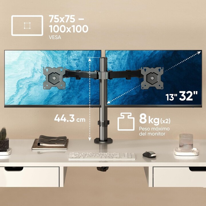 Onkron Suporte de Parede para Monitor D221E-B 13-32" Preto
