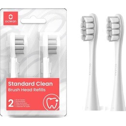 2x têtes de brosse Oclean P1C10 grises