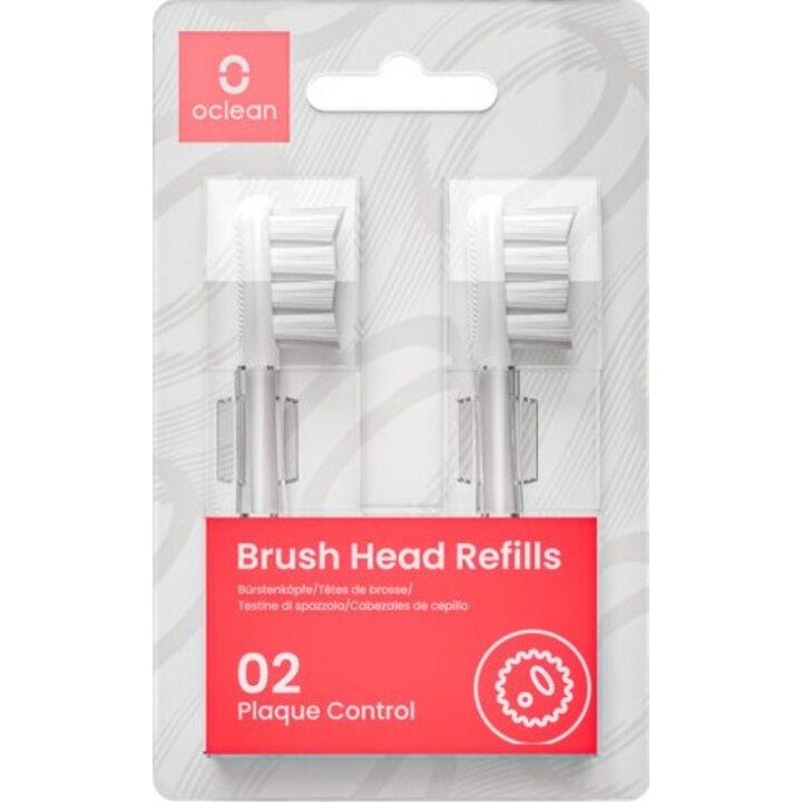 2x Oclean P1C10 Brush Head Grey