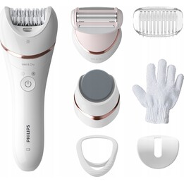 Philips Series 8000 Epilator BRE730/10 Smooth skin every day White