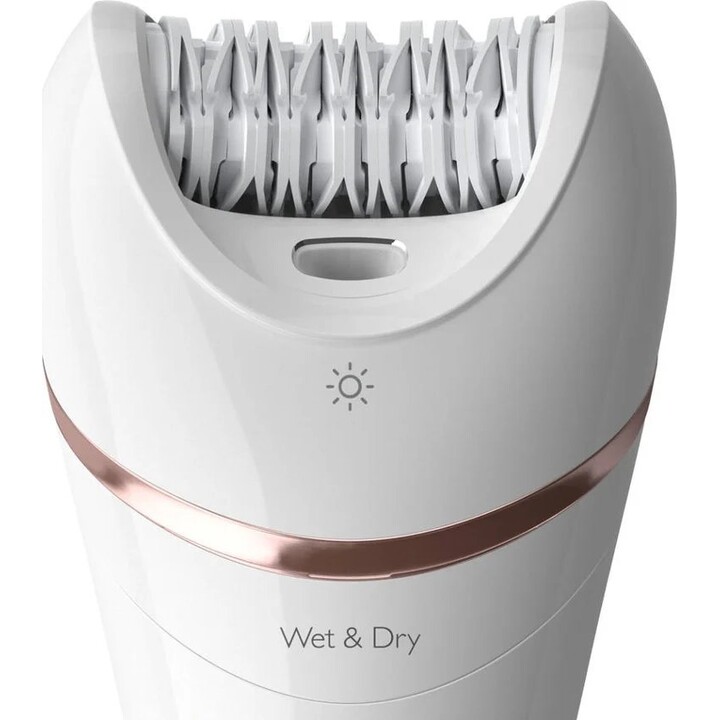 Epilatore Philips Serie 8000 BRE730/10 Pelle liscia ogni giorno Bianco