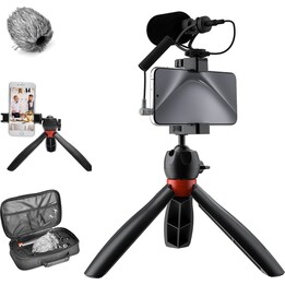 COMICA VM10-K2 PRO Trípode con Micrófono - Kit de video para smartphones