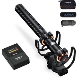 COMICA VM30 Wireless Microphone with Integrated Recording and Floating Design