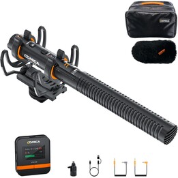 COMICA VM40 Micrófono Inalámbrico 32GB de Grabación Integrada y Flotante