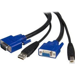 Cavo kvm usb universale 2 in 1 da 10 piedi
