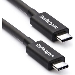StarTech.com Câble Thunderbolt 3 (40 Gb/s) USB-C de 50 cm - Compatible Thunderbolt, USB et DisplayPort - M/M