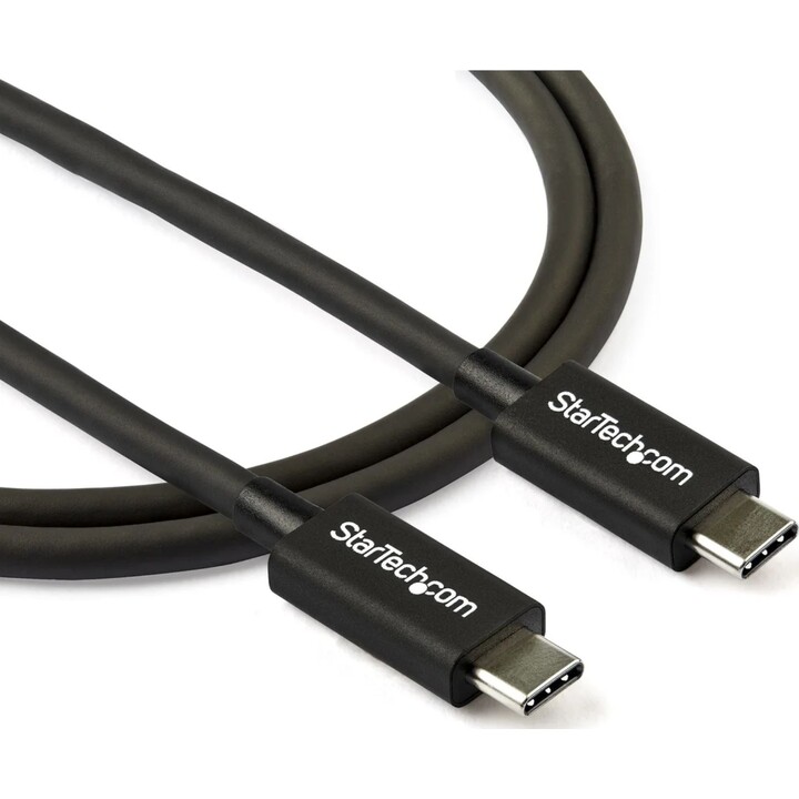 StarTech.com Cable Thunderbolt 3 Pasivo de 80cm - 40Gbps - PD 100W - Vídeo 4K/5K - Cable Thunderbolt - Certificado Thunderbolt -