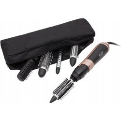 Kit de cabeleireiro Adler AD 2022 Ferro de ondular e secador a vapor 1200 W preto