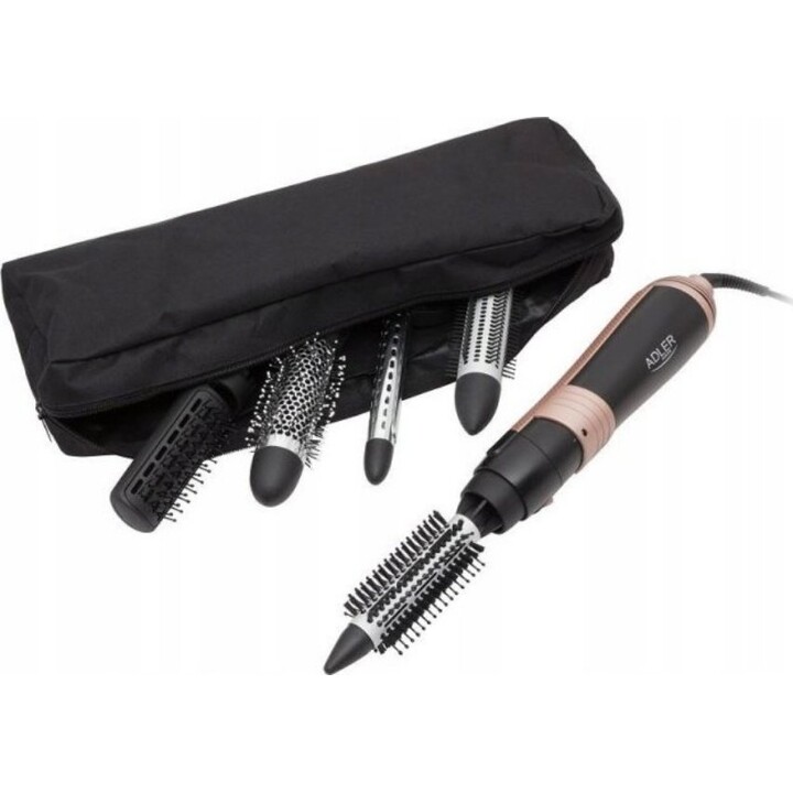 Adler AD 2022 Hairdressing Kit Curling Iron and Steam Dryer 1200 W Black
