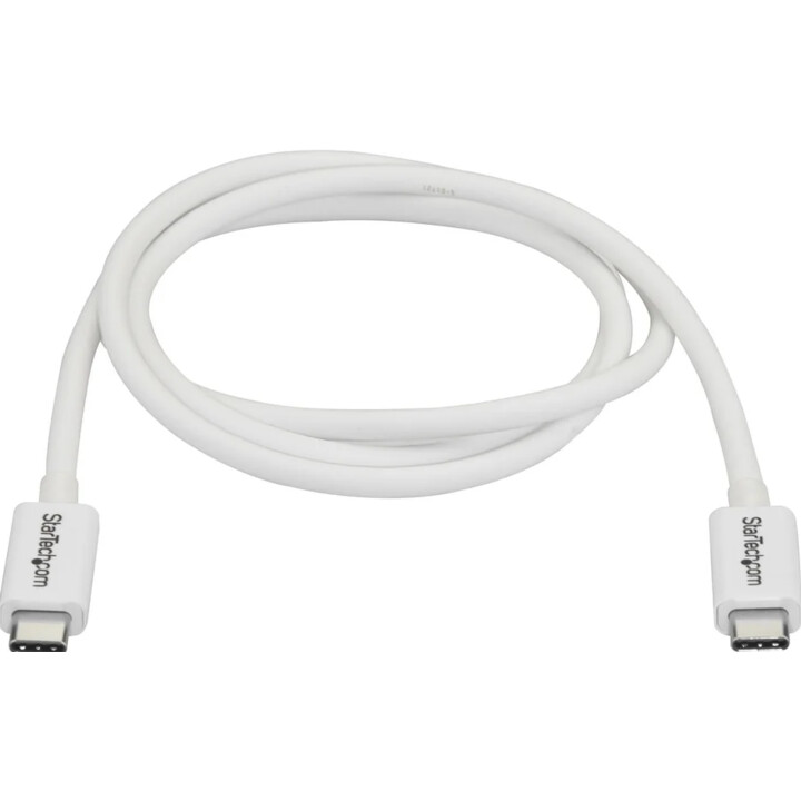 StarTech.com 1m Passives Thunderbolt 3 Kabel, 20Gbps, 100W PD, 4K Video, Thunderbolt Kabel, Kompatibel mit USB4/DP Alt Mode, Thu