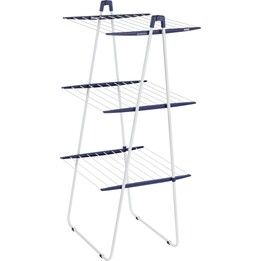 Secador vertical Leifheit Tower 190 branco azul